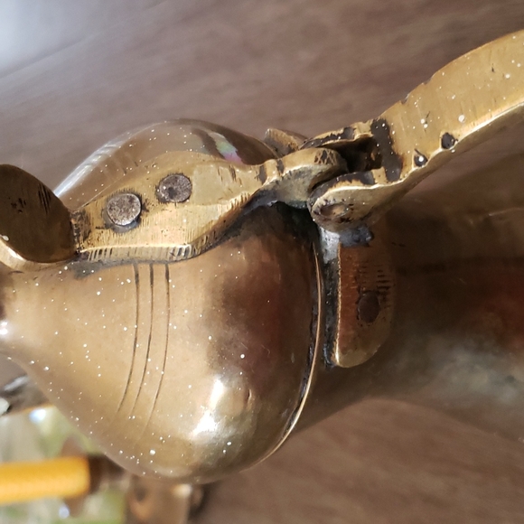 2x vintage brass and copper arabic coffee pots - Picture 7 of 9